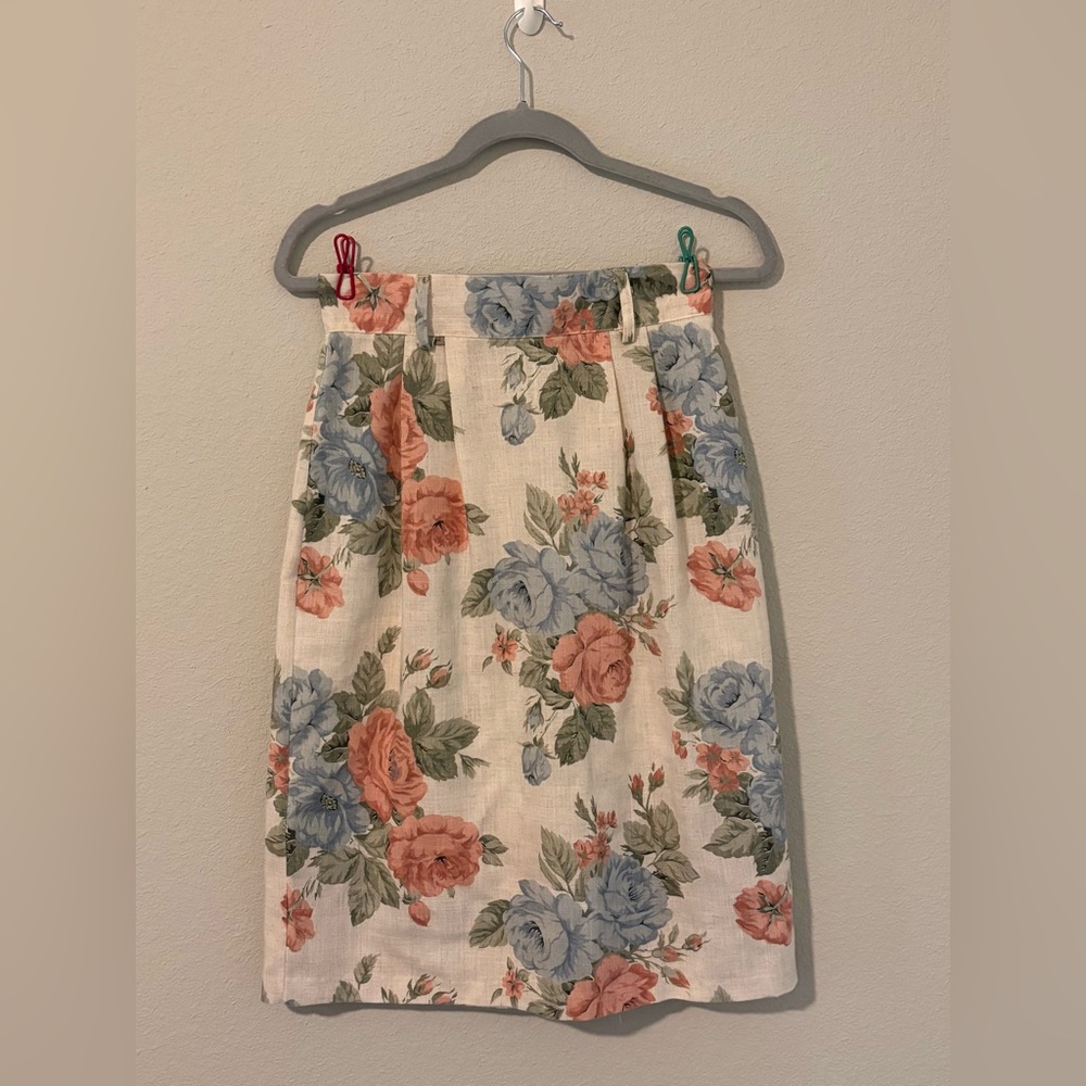 Floral Print Women's Pencil Skirt